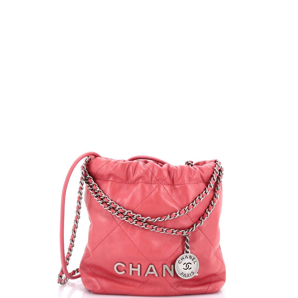 Chanel 22 Chain Hobo Quilted Calfskin #259683C48B
